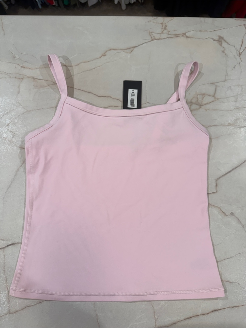 Aritzia Villa Pink Square-Neck Cami